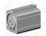 SMC NCDQ8A250-125S cyl, compact, spr rtn, NCQ8 COMPACT CYLINDER