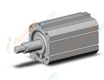 SMC NCDQ8B200-125TM cyl, compact, spr ext, NCQ8 COMPACT CYLINDER