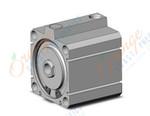 SMC NCDQ8B250-062S cyl, compact, spr rtn, NCQ8 COMPACT CYLINDER