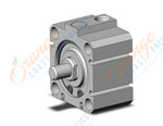 SMC NCQ8B150-037SM cyl, compact, spr rtn, NCQ8 COMPACT CYLINDER