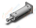 SMC CG5GA40TNSV-50 cylinder, CG5 CYLINDER, STAINLESS STEEL