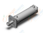 SMC CG5FA50TNSR-100 cyl, s/steel air cush, CG5 CYLINDER, STAINLESS STEEL