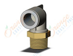 SMC KQ2L12-03AS fitting, male elbow, KQ2 FITTING (sold in packages of 10; price is per piece)
