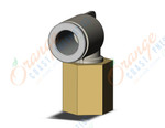 SMC KQ2LF08-01A fitting, female elbow, KQ2 FITTING (sold in packages of 10; price is per piece)