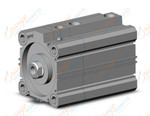 SMC CDLQA63-30D-B-M9BL4 cyl, compact w/lock, auto-sw, CLQ COMPACT LOCK CYLINDER