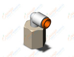 SMC KQ2LF07-35A fitting, female elbow, KQ2 FITTING (sold in packages of 10; price is per piece)