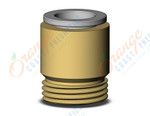 SMC KQ2S10-U03A fitting, hex hd male connector, KQ2(UNI) ONE TOUCH UNIFIT (sold in packages of 10; price is per piece)