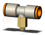 SMC KQ2T07-32A fitting, branch tee, KQ2 FITTING (sold in packages of 10; price is per piece)