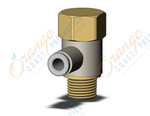 SMC KQ2VF04-01AS fitting, uni female elbow, KQ2 FITTING (sold in packages of 10; price is per piece)