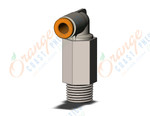 SMC KQ2W03-34NS fitting, ext male elbow, KQ2 FITTING (sold in packages of 10; price is per piece)