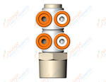 SMC KQ2ZD07-36AS fitting, dble br uni male elbo, KQ2 FITTING (sold in packages of 10; price is per piece)