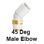 45° Male Elbow
