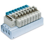 Manifold for D-sub Connector, SS5Y3-52, Top Ported
