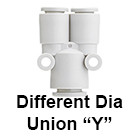Different Diameter "Y"