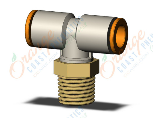 SMC KQ2T09-02AS fitting, branch tee, KQ2 FITTING (sold in packages of 10; price is per piece)