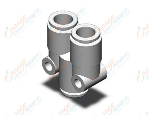 SMC KQ2U08-00A fitting, union y, KQ2 FITTING (sold in packages of 10; price is per piece)