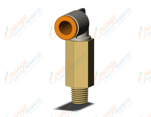 SMC KQ2W07-33AS fitting, ext male elbow, KQ2 FITTING (sold in packages of 10; price is per piece)