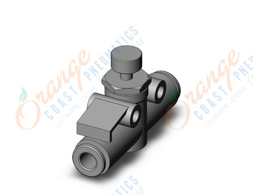 SMC AS2052F-06-X214 flow control,inline w/fitting, FLOW CONTROL W/FITTING***