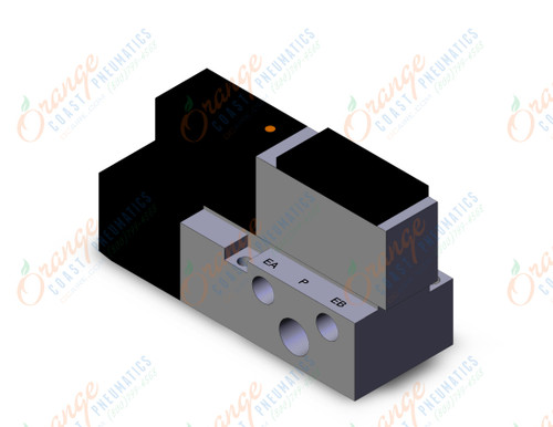 SMC VFS2100-3F-02T valve sgl plug-in base mt, VFS2000 SOL VALVE 4/5 PORT***