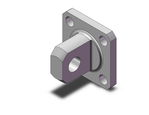 SMC CQ-C025 rear clevis pivot bracket, CQ2-Z COMPACT CYLINDER