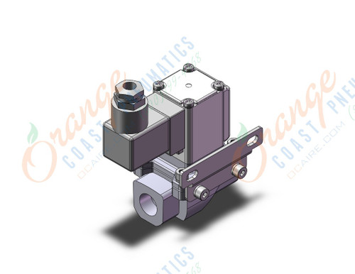 SMC VXZ243GGXB valve,for oil,size 4,nc,ss, VXD/VXZ 2-WAY MEDIA VALVE