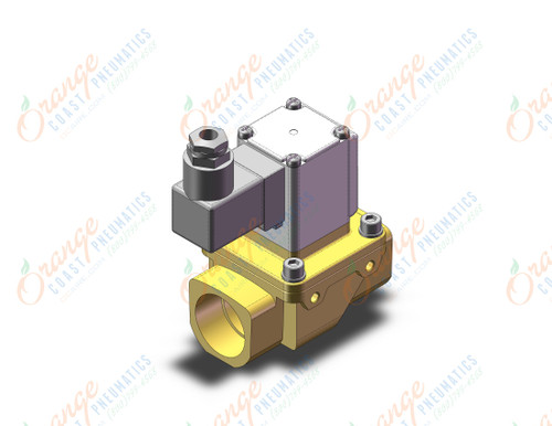 SMC VXZ260KGB valve,for air,size 6,nc,brass, VXD/VXZ 2-WAY MEDIA VALVE