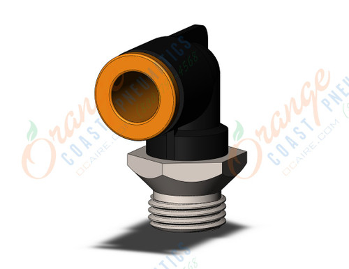 SMC KQ2L07-U01N-X35 fitting, male elbow, KQ2(UNI) ONE TOUCH UNIFIT (sold in packages of 10; price is per piece)