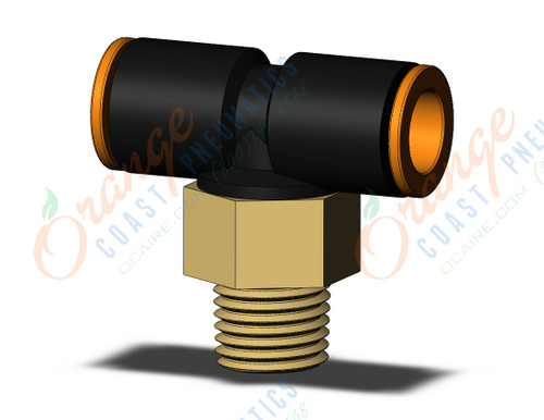 SMC KQ2T11-35AS-X35 fitting, branch tee, KQ2 FITTING (sold in packages of 10; price is per piece)