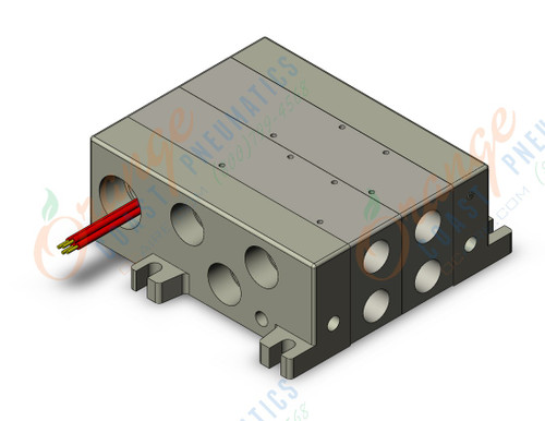 SMC VV5Q51-0204LD1-W vv5q51/55 base mt 1/2, VV5Q51/55 MANIFOLD