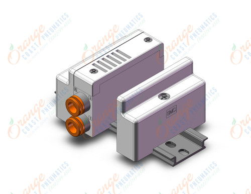 SMC SS5Q14-02C-DS-00T mfld, n/plug-in, sq1000, SS5Q1 MANIFOLD SQ1000***