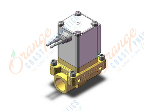 SMC VXZ233BA valve, oil, size 3 n.c., VXD/VXZ 2-WAY MEDIA VALVE
