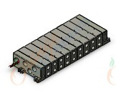 SMC VV5Q51-0903TLD0 mfld, plug-in, vq5000, VV5Q51/55 MANIFOLD
