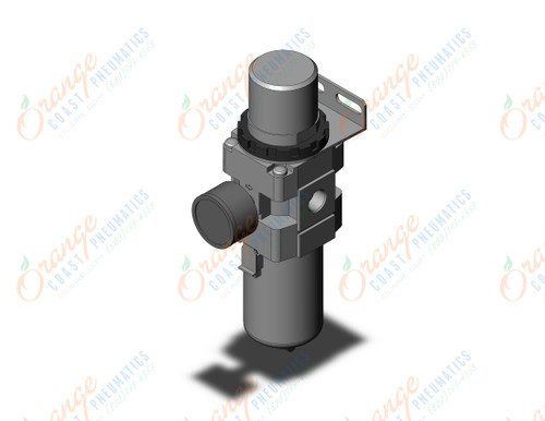SMC AW40-03BG-2-A filter regulator, AW MASS PRO
