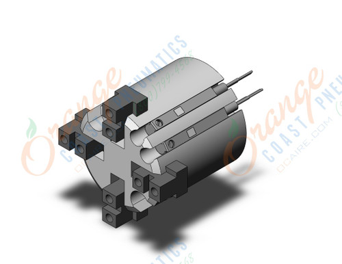 SMC MHS4-16D-M9B cylinder, MHS3 GRIPPER, 3-FINGER
