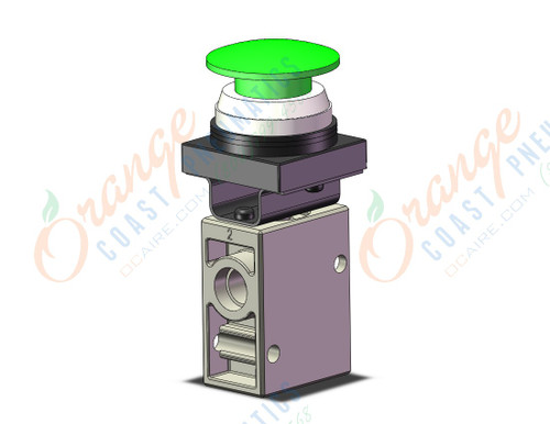 SMC VM220-N02-30GA valve, mechl 1/4 pt, VM (VFM/VZM) MECHANICAL VALVE