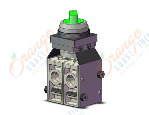 SMC VM250-N02-35GA mech valve, VM (VFM/VZM) MECHANICAL VALVE