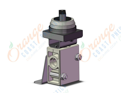 SMC VM220-N02-34BA-B mech valve w/actuator, VM (VFM/VZM) MECHANICAL VALVE