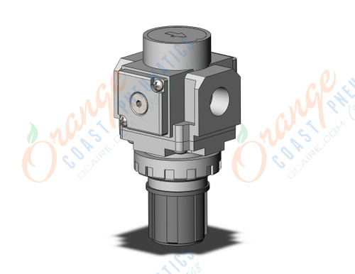 SMC AR25-N02H-1Z-B regulator, modular, 1/4 npt, AR MASS PRO