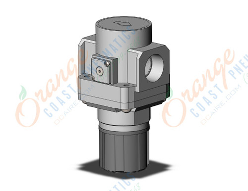 SMC AR60K-N10-Z-B regulator, modular, 1 npt, AR MASS PRO