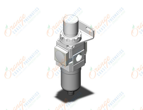 SMC AW20-02BE-B filter regulator, modular, AW MASS PRO