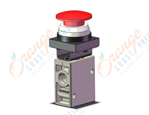 SMC VM220-02-30RA mech valve w/actuators, VM (VFM/VZM) MECHANICAL VALVE