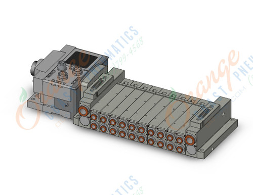 SMC SS5V2-10S6Q3ND-10BS-C6 manifold, plug-in, SS5V2 MANIFOLD SV2000