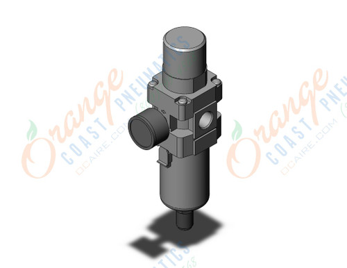 SMC AW40-04DG-2-A filter regulator, AW MASS PRO