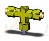 SMC KFT08B-00 fitting, union tee, KF INSERT FITTINGS