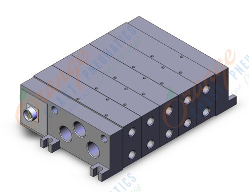 SMC VV5FS3-01CD-052-02 mfld, w/connector vfs3000, VV*FS* MANIFOLD VFS SERIES