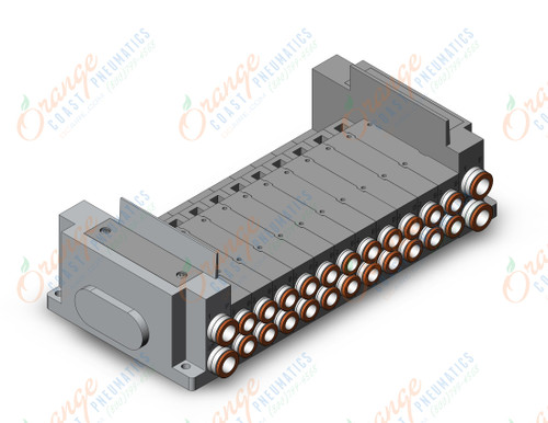 SMC SS5Y5-10S0-11B-C8 manifold, NEW SY5000 MFLD