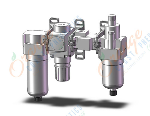 SMC AC20-N02CE-K-3CZ-B f/r/l combo modular, AC MASS PRO