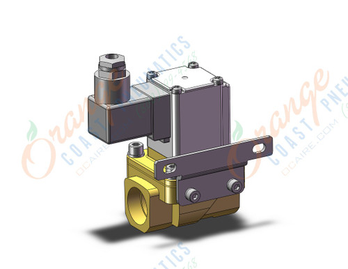 SMC VXZ250HZ2AXB solenoid valve, (n.c.), VXD/VXZ 2-WAY MEDIA VALVE