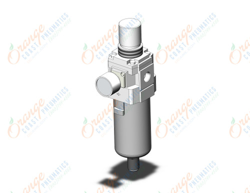 SMC AW40-03DG-2-B filter regulator, AW MASS PRO