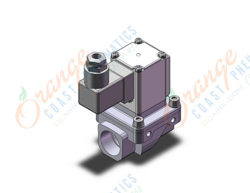 SMC VXZ252JZ2AG valve, water, size 4, VXD/VXZ 2-WAY MEDIA VALVE